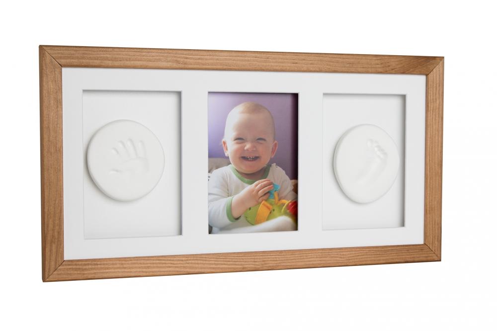 baby abdruck dreifacher Rahmen